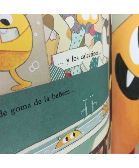 Ñac-Ñac el monstruo comelibros - Literatura infantil - Álbum ilustrado